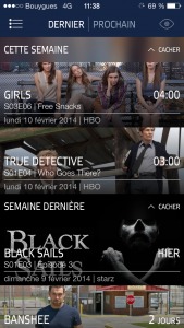 iTV Shows sur iPhone, une app de suivi de Séries qui se synchronise avec Trakt
